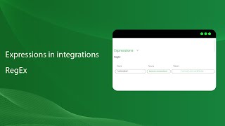 Regular Expressions in Integrations - RegEx