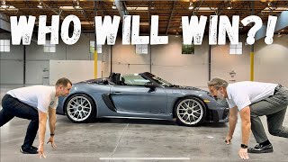 Porsche 718 Spyder RS! A Showdown... Who Can Put The Top On Faster! With A Comprehensive Guide!