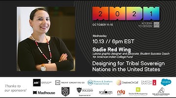 MWDW 2021 | Designing for Tribal Sovereign Nations in the United States | Sadie Red Wing