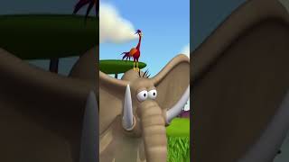 Workout In The Jungle #shorts #funnycartoons #funnyanimals #gazoon