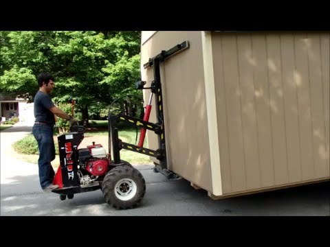 One Man Show Delivery Set Up Of 12x20 Amish Shed Youtube