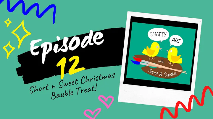 #ChattyArt Episode 12 - Christmas Bauble Making with Sandra.  #Christmas #Christmasdecora...