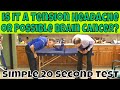 Is It A Tension Headache or Possible Brain Cancer? Simple 20 Second Test