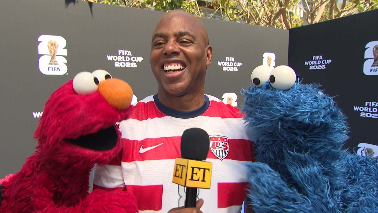 Elmo and Cookie Monster Are FIFA World Cup SUPERFANS (Exclusive)