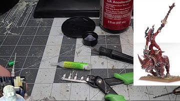 How To Build 40K / Khorne Army (Last of 80 Bloodletters) / Metal OOP Herald of Khorne on Juggernaut