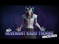 All Revenant Kado Thorne Boss Voicelines in Chapter 4 Season 4 | Fortnite Boss Voicelines