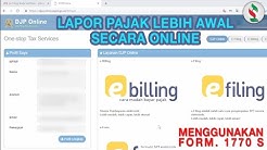 Cara Pengisian SPT Wajib Pajak Orang Pribadi Secara Online | Formulir 1770 S - Durasi: 18.23. 