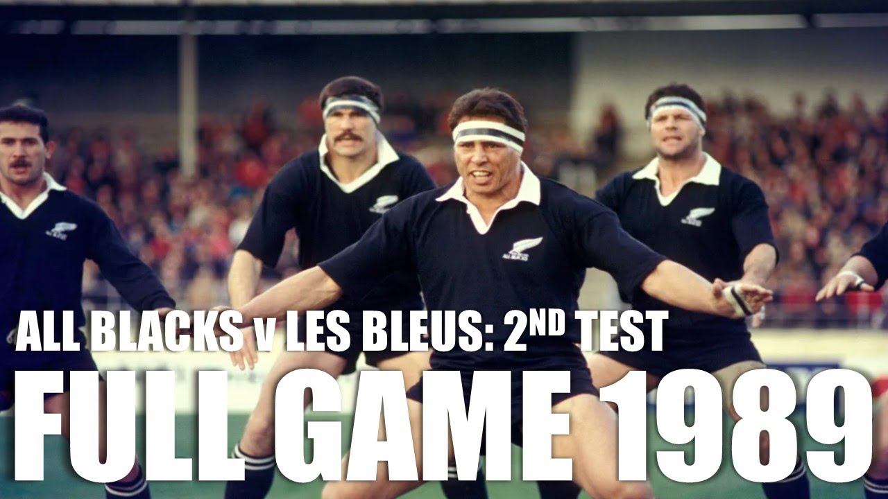 New Zealand v France | 1989 | Test 2 | Full Game