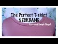 DIY: How To Sew a Stretchy Neckline - Sew Knits and Neck Binding | Neckband Tutorial