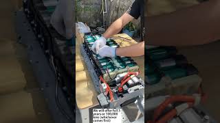 toyota prius gen3 | ennocar hybrid battery  replacement installation#shorts #hybridbattery #prius