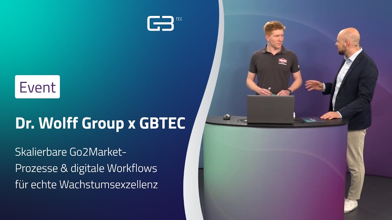 Dr. Wolff Group × GBTEC | Skalierbare Go2Market-Prozesse & digitale Workflows für Wachstumsexzellenz