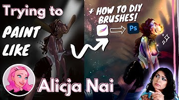 🤩I Tried Following AN ALICJA NAI Tutorial 😱 Making PROCREATE Brushes In PHOTOSHOP?  Technique Tryout