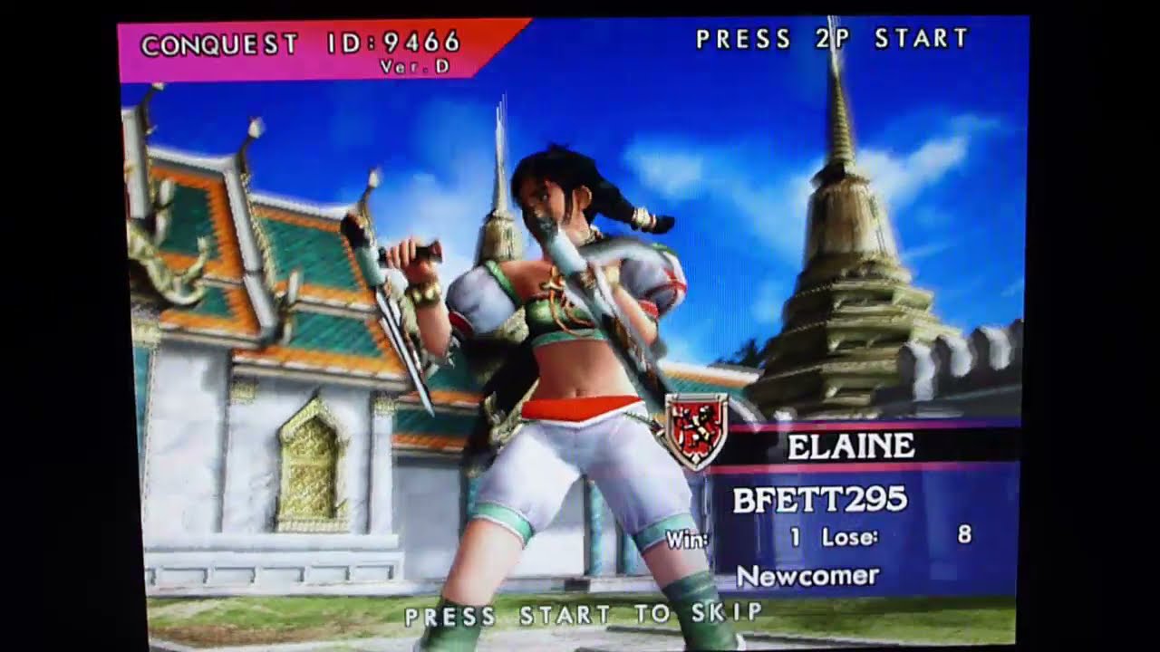 Game Nexus Arcade Video Soul Calibur 2 Conquest Mode Bonus Plays (2002 Namco System 246) Real HW