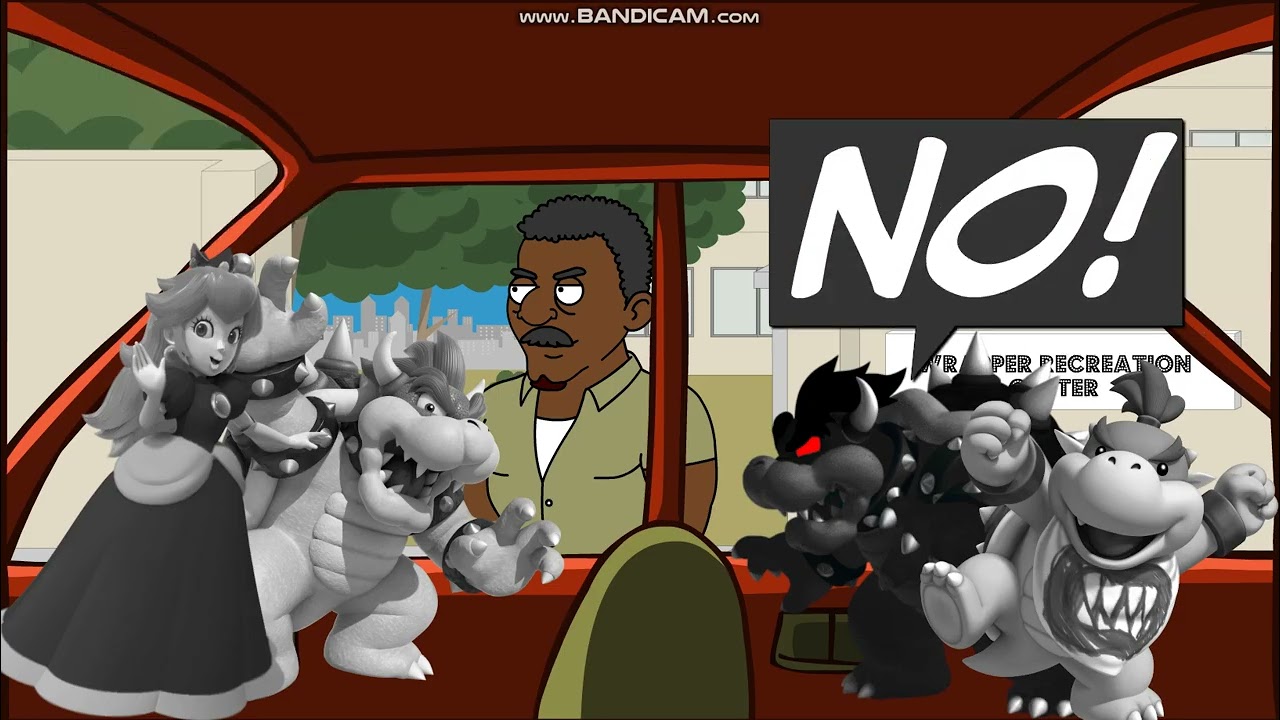 Dark Tornado Bowser Misbehaves at the Early Voting