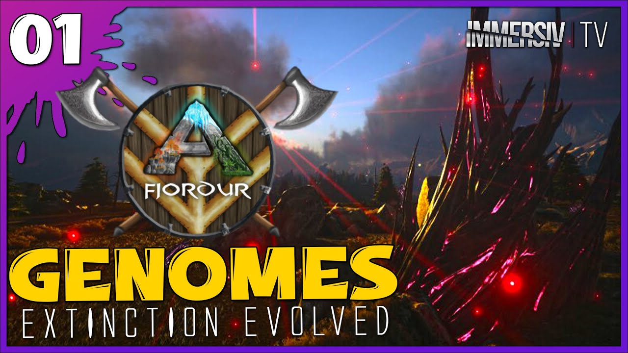 UN DEPART PRESQUE PARFAIT | ARK MOD Genomes FR 01