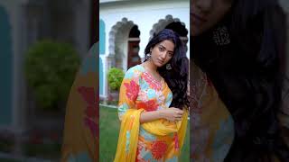 Yellow Floral Suit Set #ethnicwardrobe #fashiontrends #festivewardrobe #indianattire #indianwear