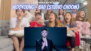 COUSINS REACT TO [Artist Of The Month] 'Bad' covered by ATEEZ WOOYOUNG(우영) | June 2021 Resimi