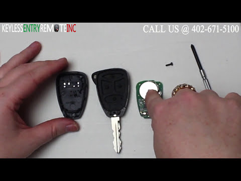 How To Replace A Chrysler 300 Key Fob Battery 2005 – 2008 FCC ID OHT692427AA