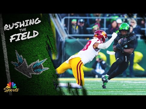 Oregon boosts College Football Playoff resume by beating USC | Rushing The Field | NBC Sports