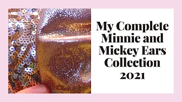 Minnie and Mickey Ears Haul | Shop Disney | Small Shops | 21 Pairs And Counting | 1st Upload of 2021