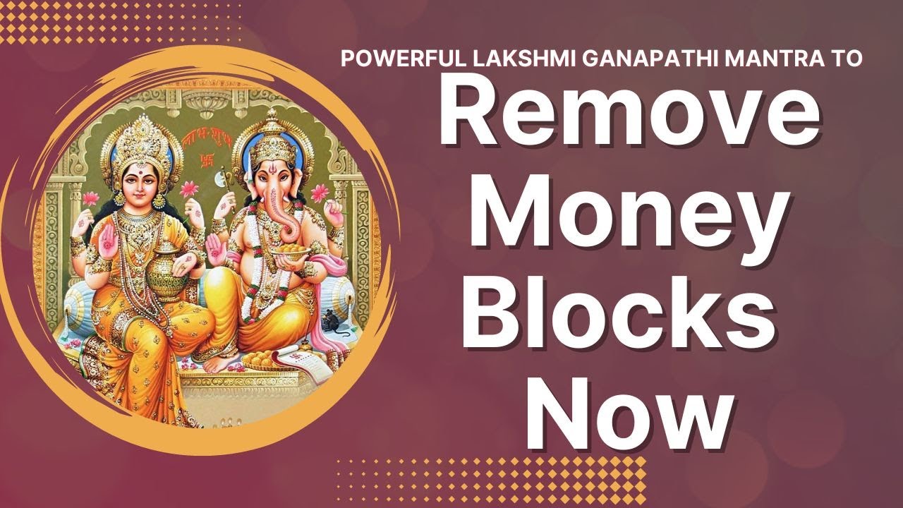 Lakshmi Ganapathi Mantra Japa - 1 Hour Chanting - Mantra for ...