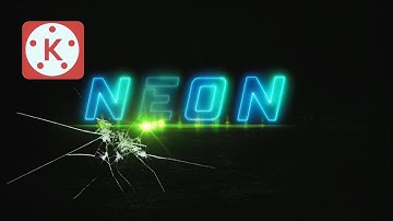 How To Make Neon Text Intro In KineMASTER App|How To Make Intro|Kinemaster Tutorial