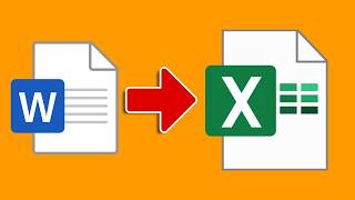 How to Convert Word to Excel Table Online Free: