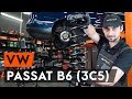 How to change rear springs / rear coil springs on VW PASSAT B6 (3C5)[TUTORIAL AUTODOC]