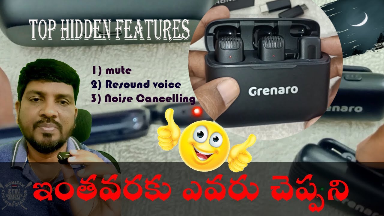 Grenaro wireless mic review telugu Best wireless mic for Youtube