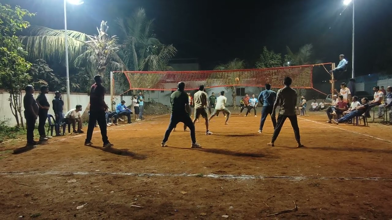 Koregav bhima VS Vista B @ लोणी कदमवाक वस्ती हॉलिबॉल लीग match 