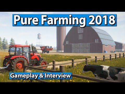 Pure Farming 2018 Gameplay und Interview ► gamescom 2017