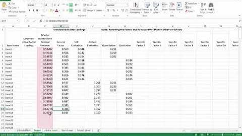 Introduction to Bifactor Indices Calculator
