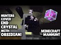 Hunters Outplay Dream by Covering End Crystal With Obsidian - Minecraft Manhunt