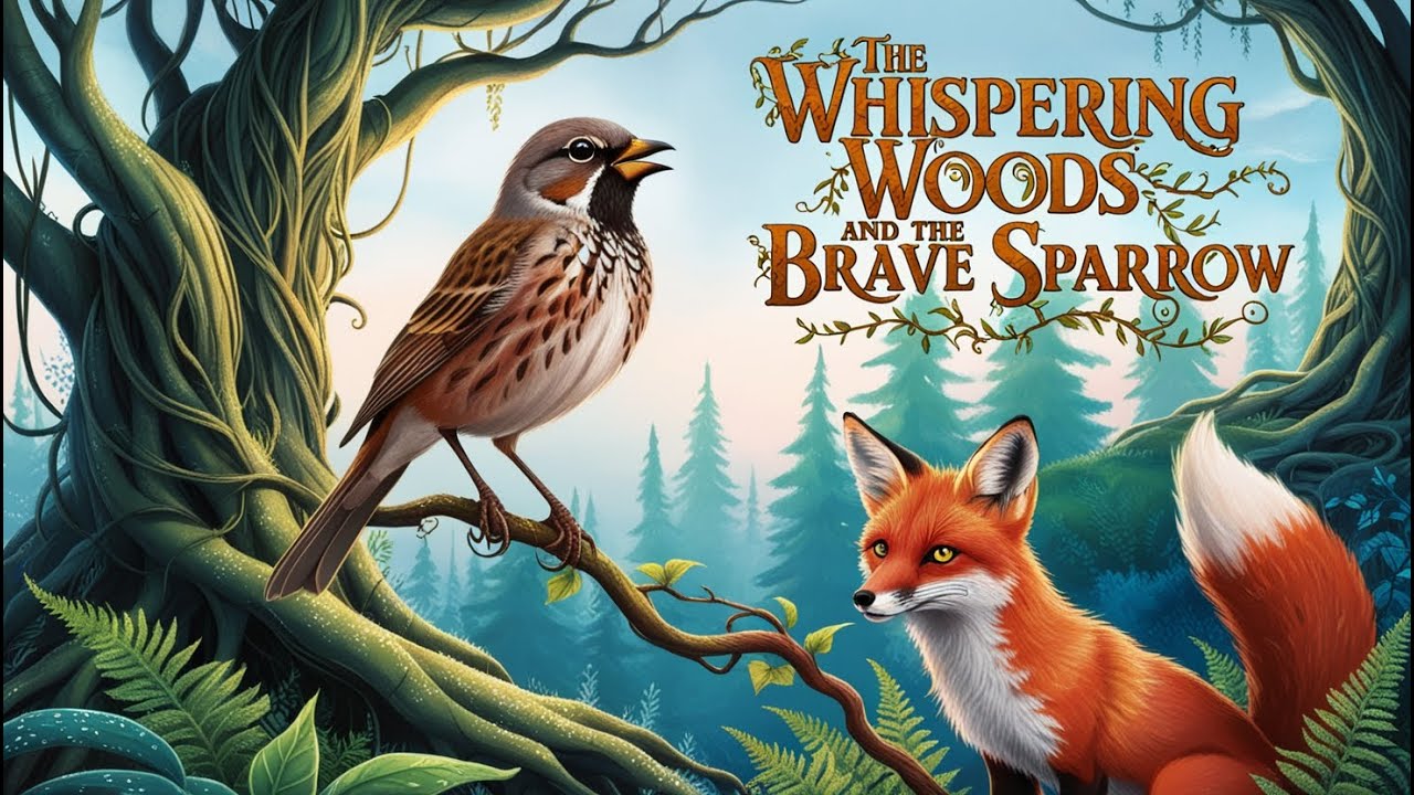 The Whispering Woods and the Brave Sparrow | Magical Bedtime Story for ...