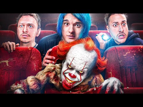 HIDE & SEEK with a KILLER CLOWN in the CINEMA! (Halloween Special)
