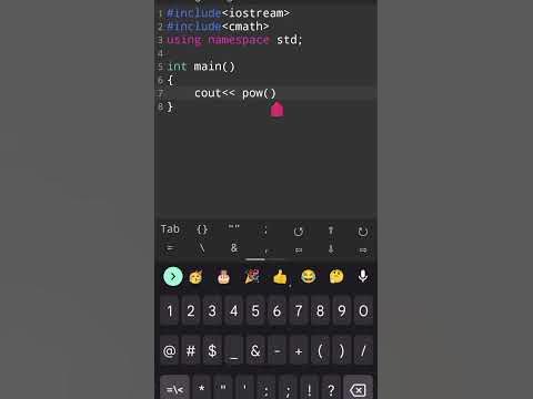 How to use c++ cmath power function. #programming #bluefrost - YouTube