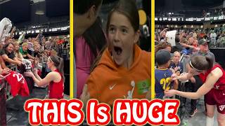 What Caitlin Clark Did After The Game That Left This Fan SHOCKED😱Clark Sweet Interaction With Fans😱