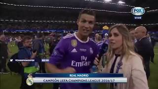 Cristiano Ronaldo grita Siuuuuuu en entrevista - 2017