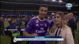 Cristiano Ronaldo grita Siuuuuuu en entrevista - 2017