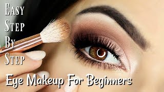 Beginners Eye Makeup Tutorial | Soft Glam Eye Shadow | How To Apply Eyeshadow screenshot 3