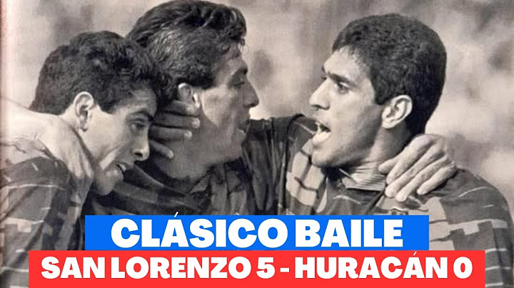 SAN LORENZO - MÁXIMA GOLEADA HISTORICA EN EL CLÁSICO CON HURACAN 5 A 0 APERTURA 1995