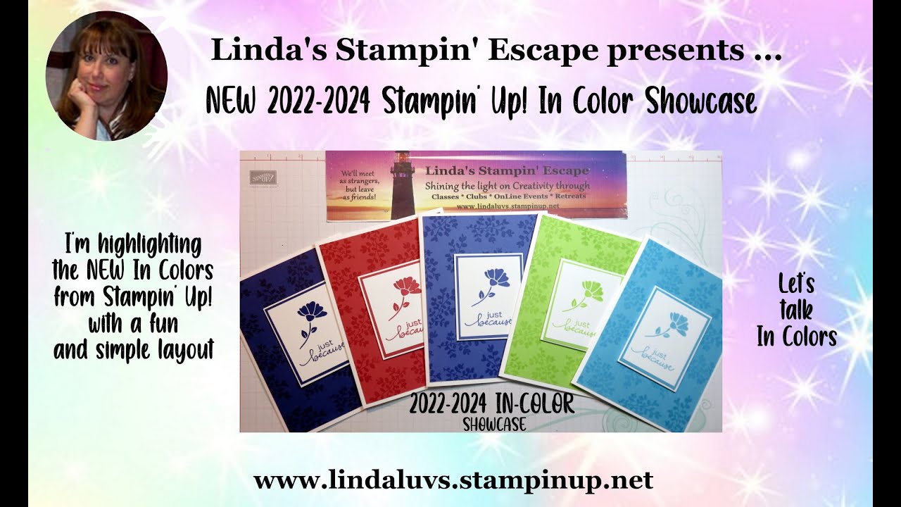 Showcasing the NEW Stampin' Up! In Colors - YouTube