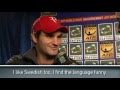 2010 ATP Paris Interview Roger Federer Showing His Multi-language Skills