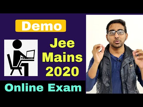 Demo :- How to give JEE mains  2021 Online Exam  | Important instructions , guidelines for answering