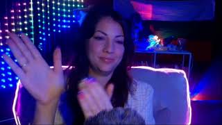 ASMR clapping rainbow nails fast - slow