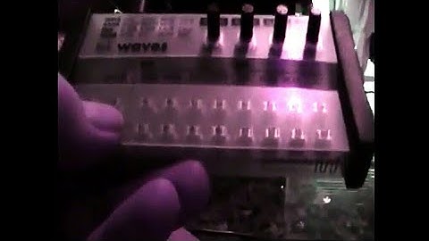 PB tek. waves mini Synthi Big Sound sync up to Volca Beats