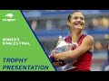 Women's Singles Final | Trophy Presentation | 2021 US Open