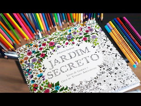 PEQUENOS PRAZERES – Jardim Secreto – um livro para adulto colorir e relaxar