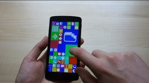 Android 4.4 KitKat "Easter Egg" animation on the Nexus 5