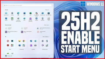 Enable the New Windows 11 25H2 Start Menu In Beta & Dev Versions || Step by Step Guide ✔